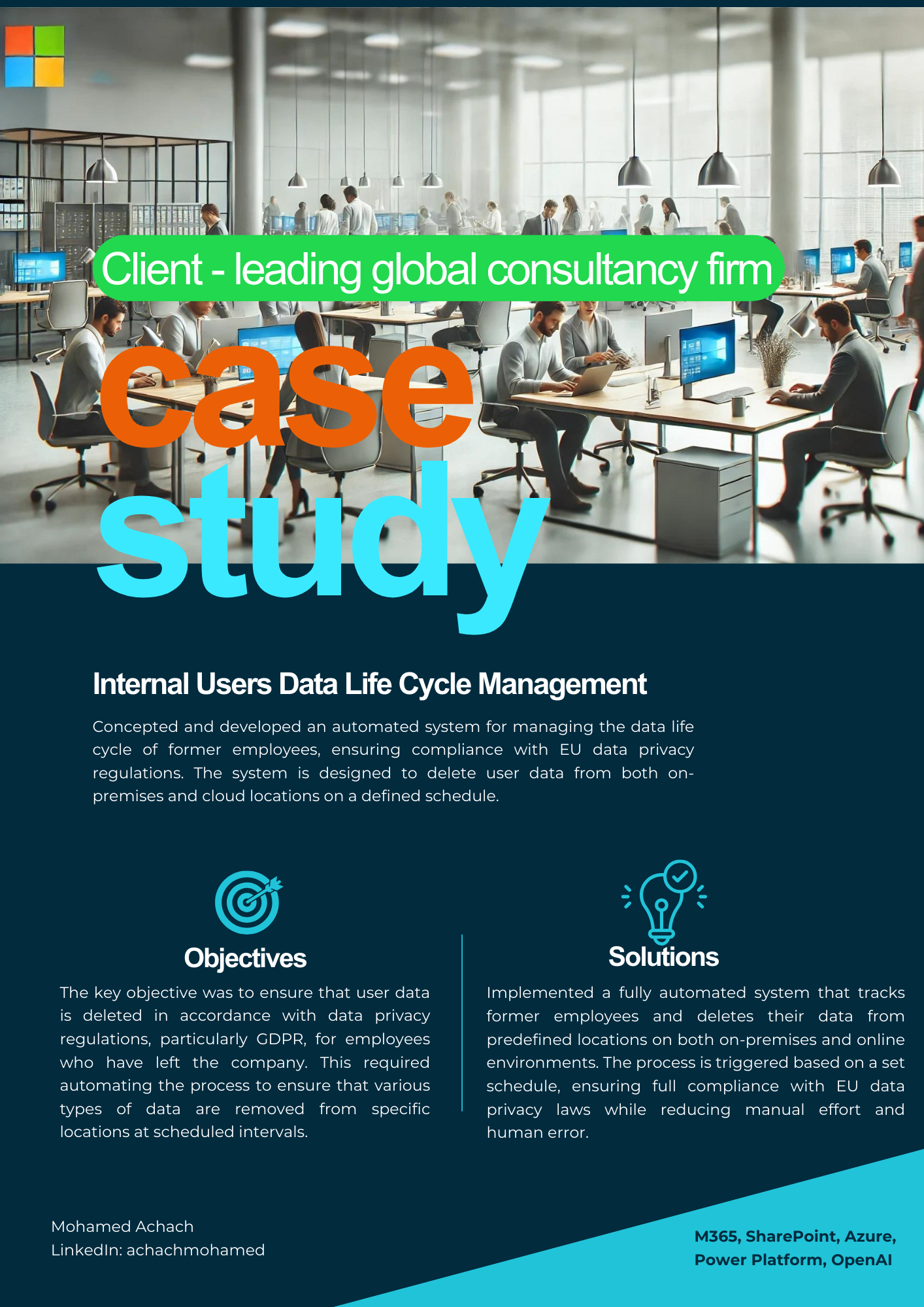 Internal Users Data Life Cycle Management